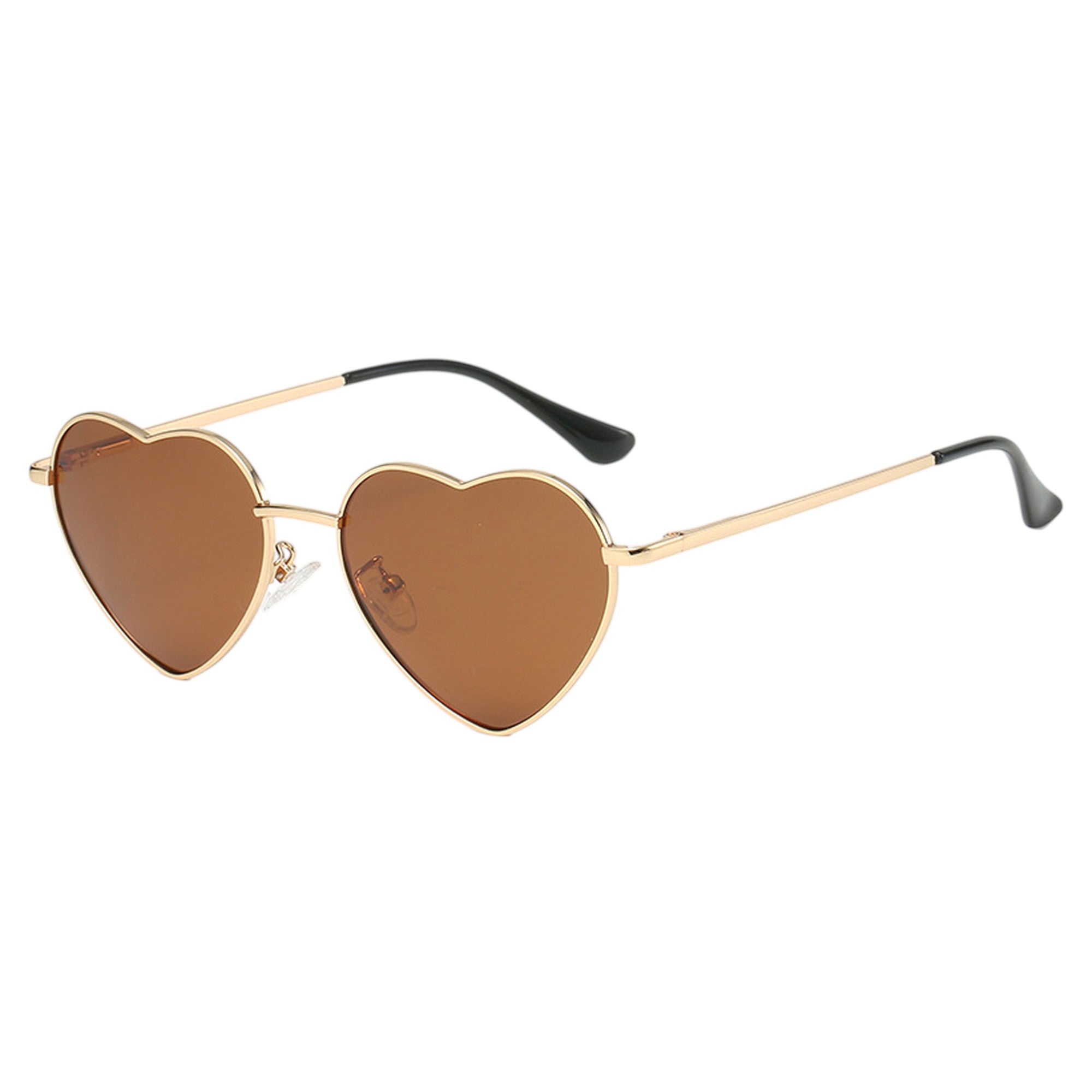 Anna-Kaci Women's Stylish Heart-Shaped Polarized Sunglasses UV400 Protection for Outdoor Activities