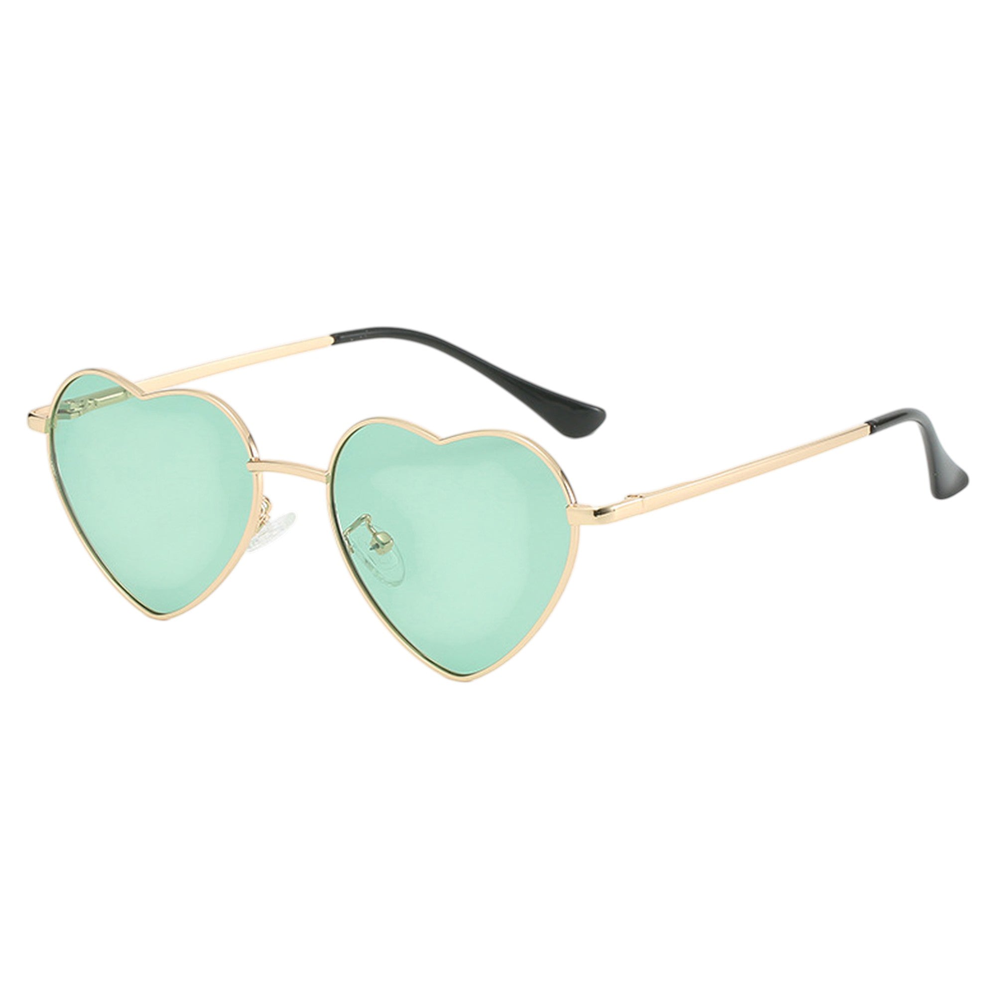 Anna-Kaci Women's Stylish Heart-Shaped Polarized Sunglasses UV400 Protection for Outdoor Activities