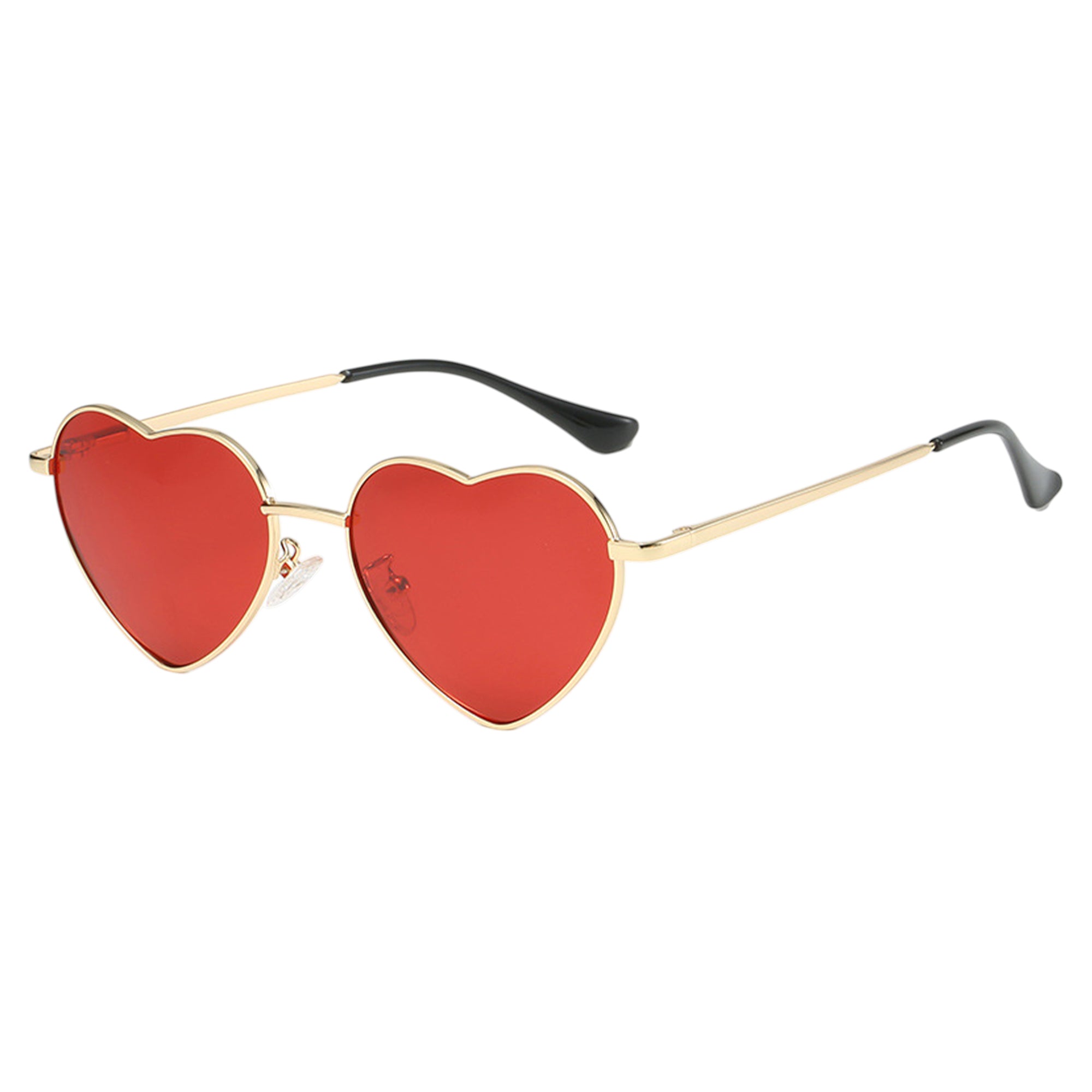 Anna-Kaci Women's Stylish Heart-Shaped Polarized Sunglasses UV400 Protection for Outdoor Activities