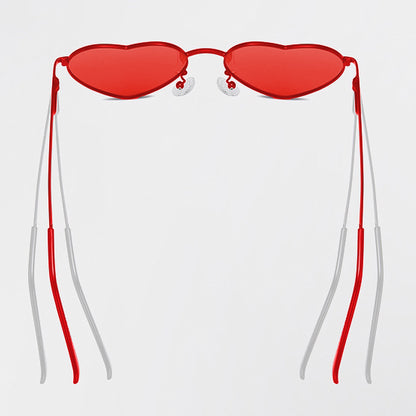 Anna-Kaci Women's Stylish Heart-Shaped Polarized Sunglasses UV400 Protection for Outdoor Activities