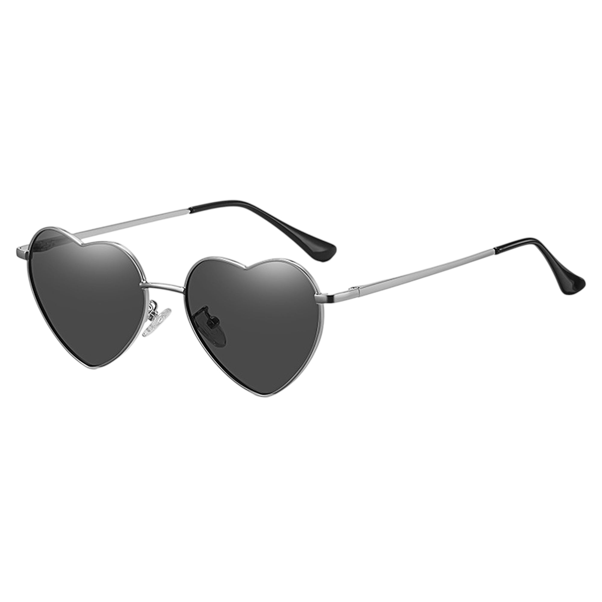 Anna-Kaci Women's Stylish Heart-Shaped Polarized Sunglasses UV400 Protection for Outdoor Activities