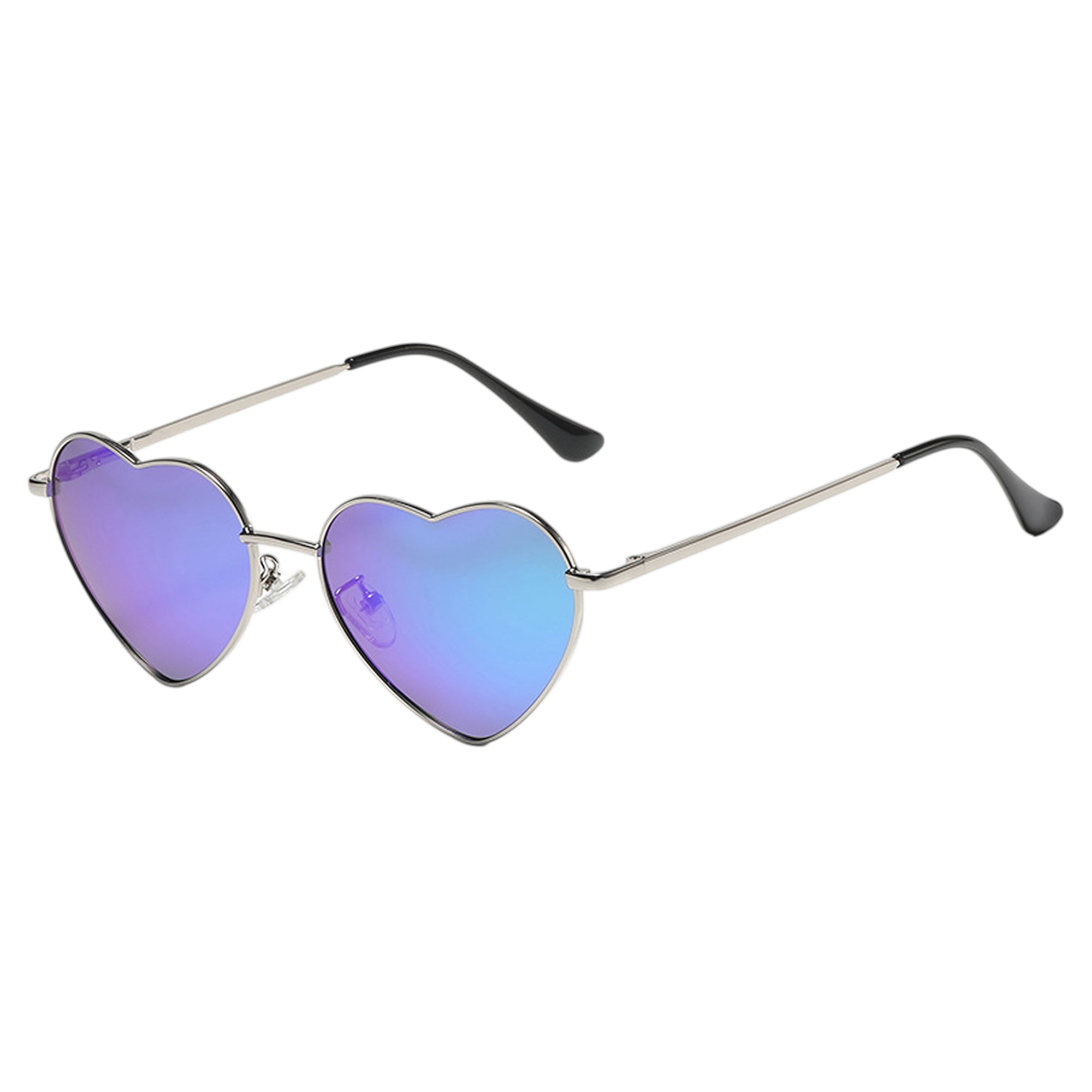 Anna-Kaci Women's Stylish Heart-Shaped Polarized Sunglasses UV400 Protection for Outdoor Activities