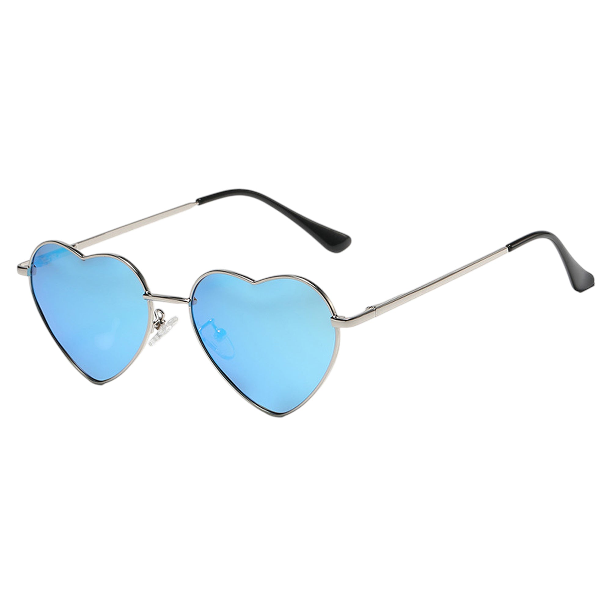 Anna-Kaci Women's Stylish Heart-Shaped Polarized Sunglasses UV400 Protection for Outdoor Activities
