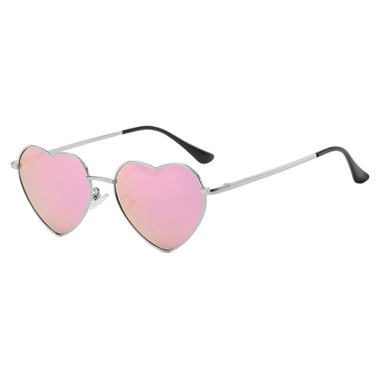 Anna-Kaci Women's Stylish Heart-Shaped Polarized Sunglasses UV400 Protection for Outdoor Activities