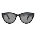 Anna-Kaci Women's Stylish Black Cat - Eye Polarized Sunglasses UV400 Protection