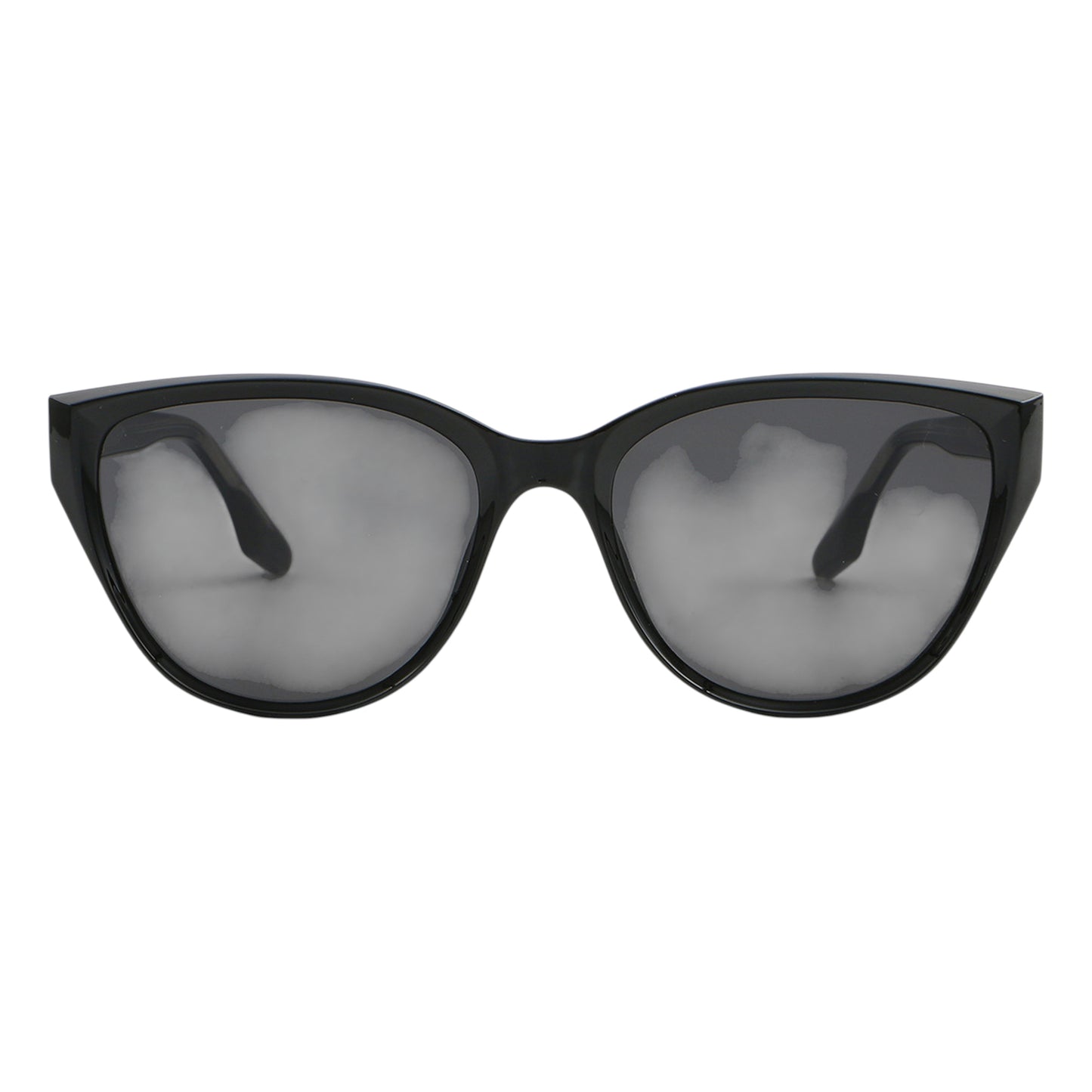 Anna-Kaci Women's Stylish Black Cat - Eye Polarized Sunglasses UV400 Protection