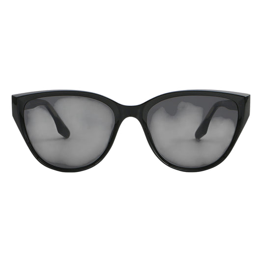 Anna-Kaci Women's Stylish Black Cat - Eye Polarized Sunglasses UV400 Protection
