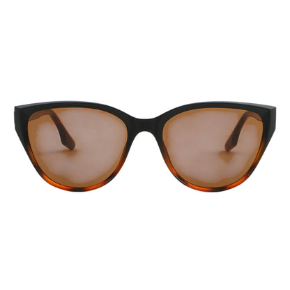 Anna-Kaci Women's Stylish Black Cat - Eye Polarized Sunglasses UV400 Protection