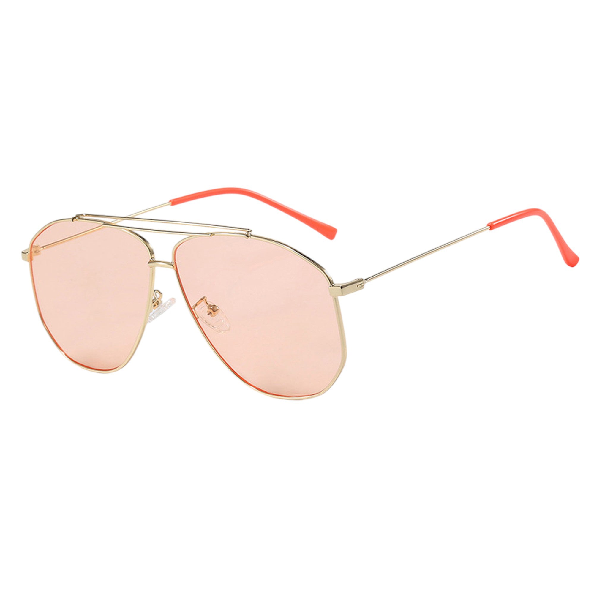 Anna-Kaci Women's Retro Aviator Sunglasses Gold Frame