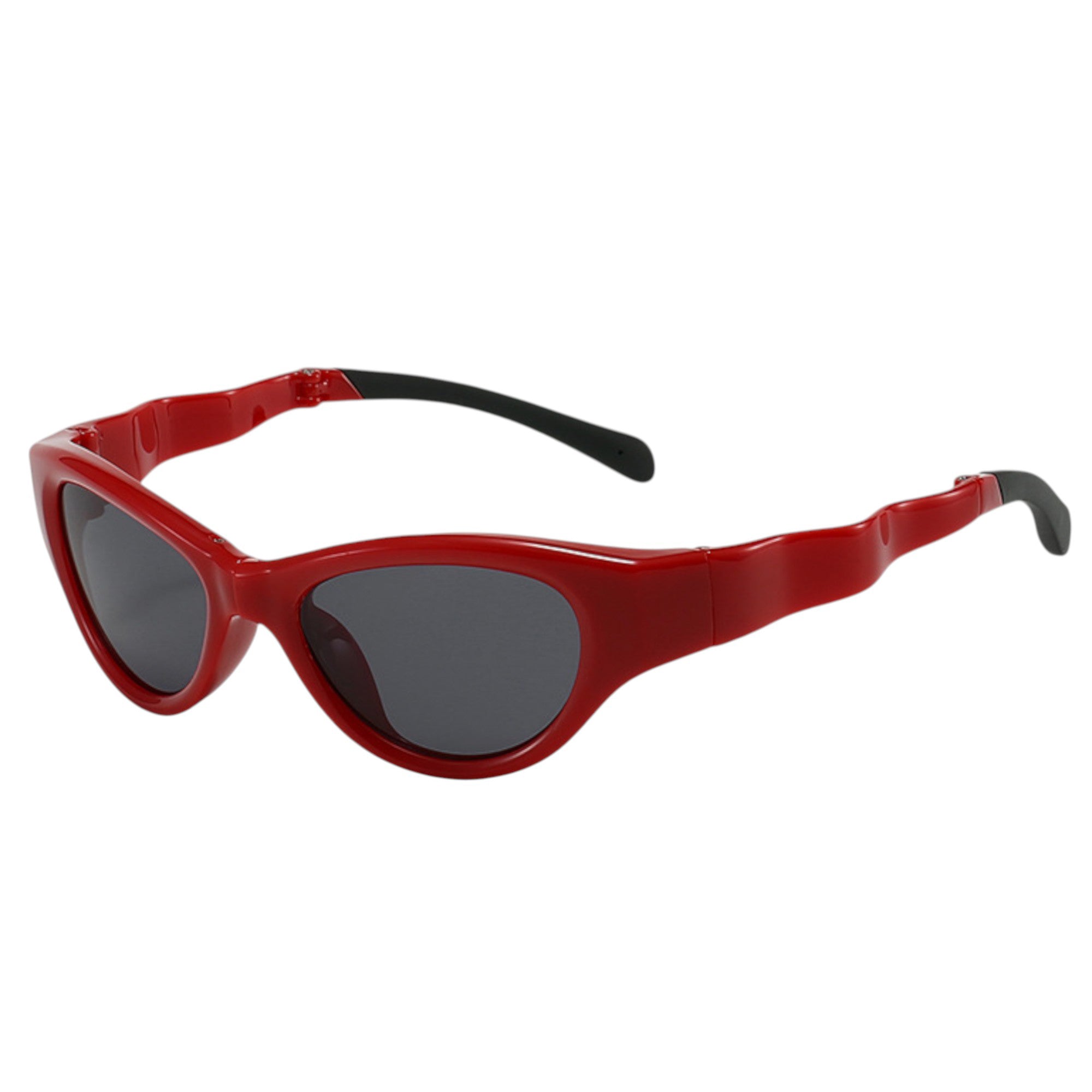 Anna-Kaci Women's Retro Y2K Futuristic Folding Sunglasses UV400 protection
