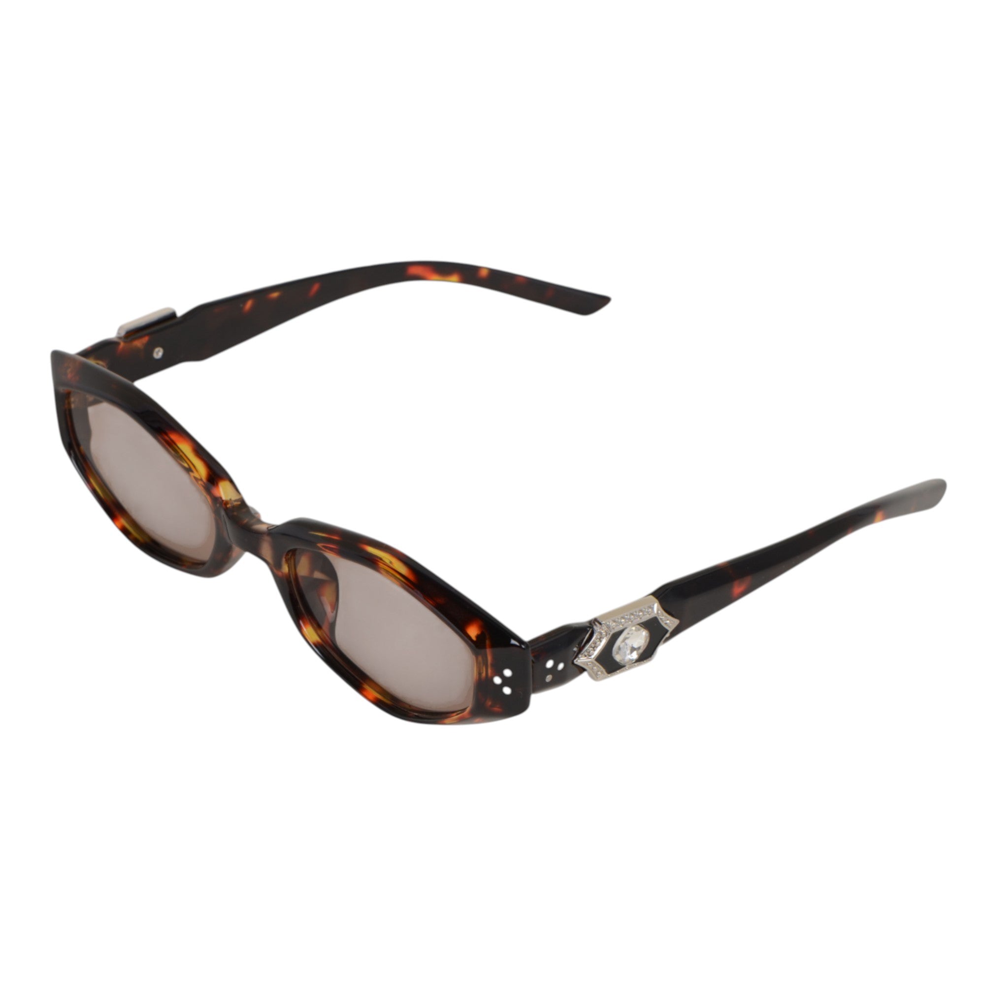 Anna-Kaci Women's Retro Jewelry Collection Fashionable Versatile Sunglasses UV400 Protection