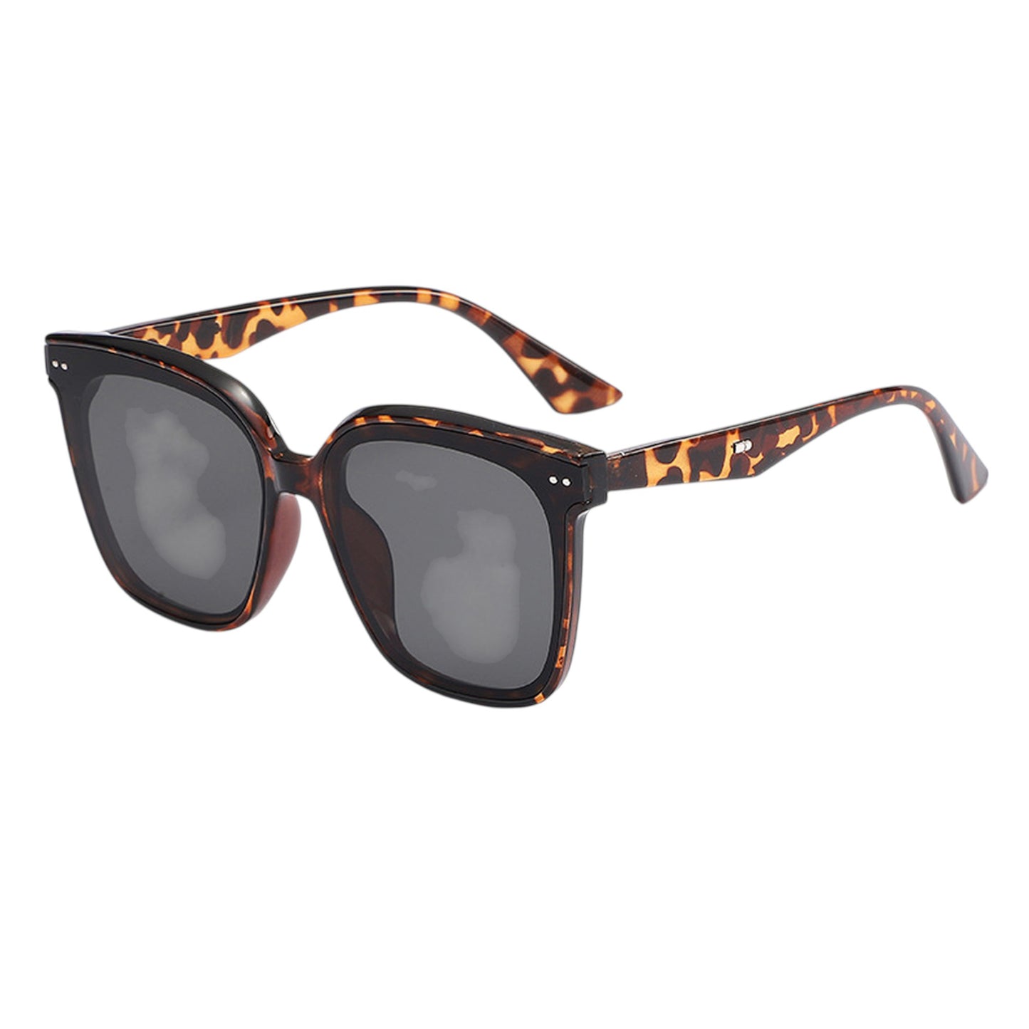 Anna-Kaci Women's Trendy Square Two - Tone Sunglasses