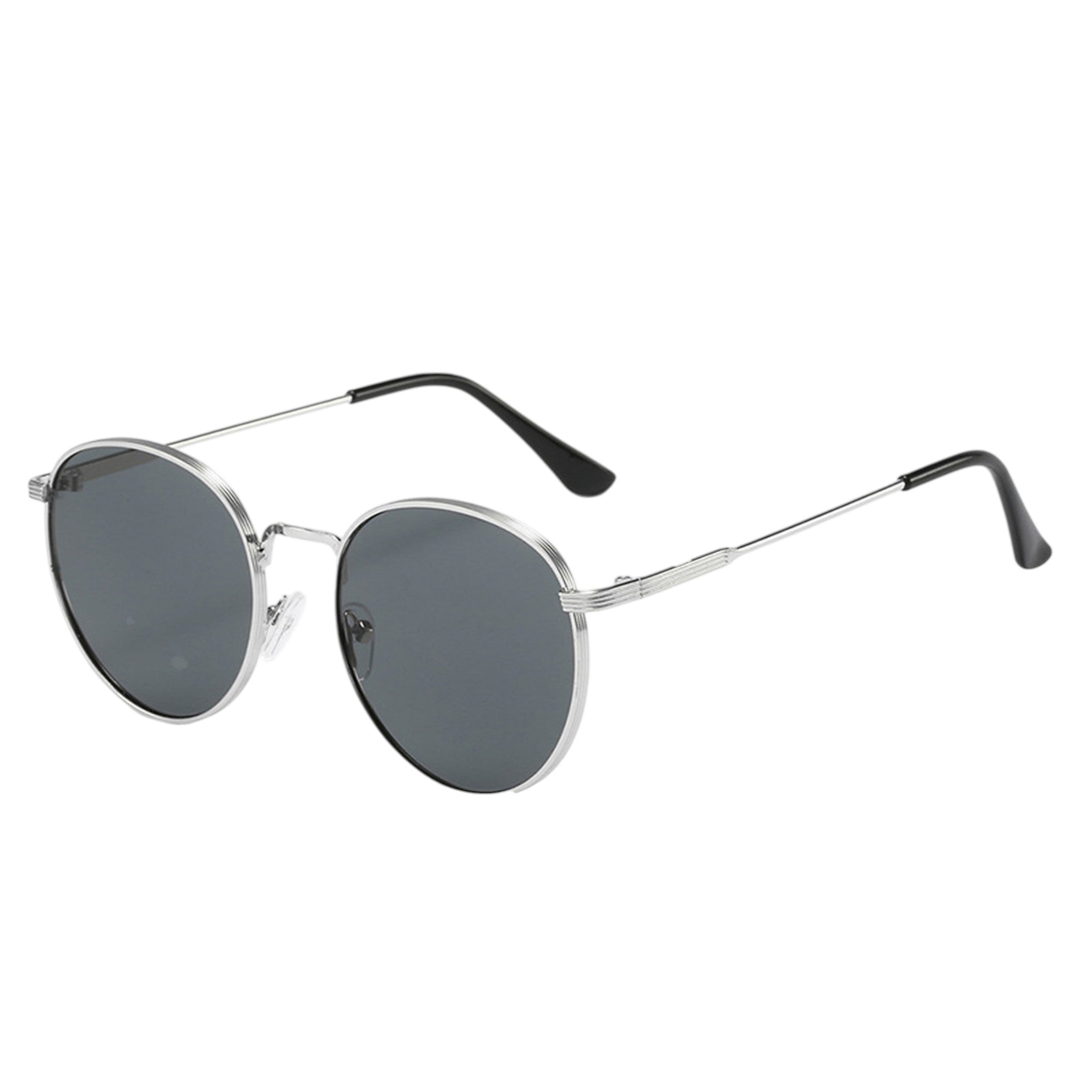 Anna-Kaci Women's Retro Metal Round Sunglasses