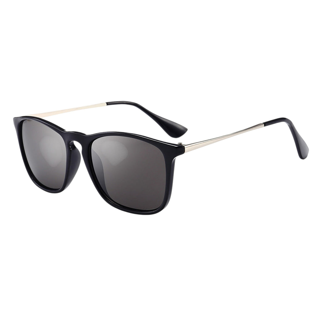Anna-Kaci Women's Trendy Square Metal Arm Sunglasses