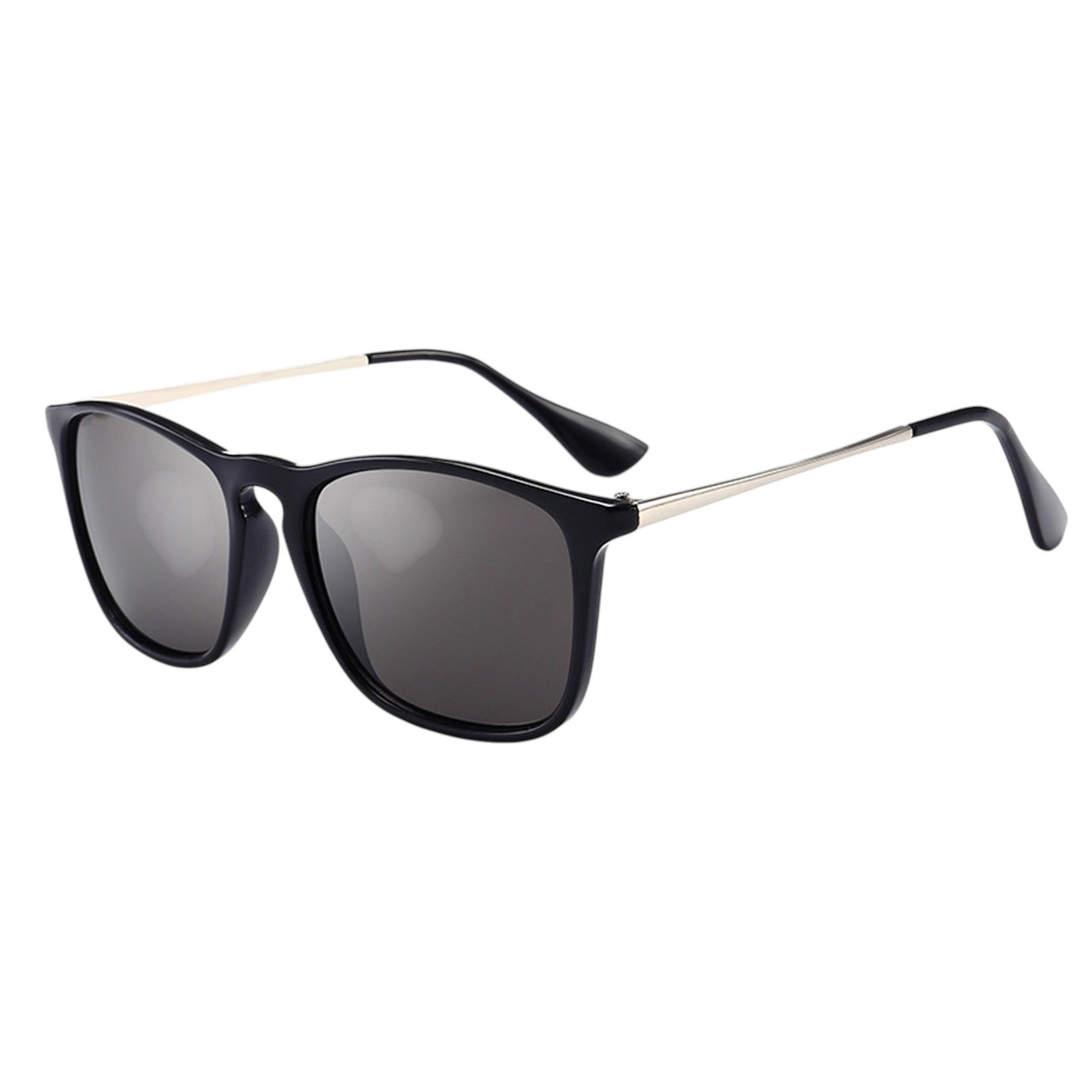 Anna-Kaci Women's Trendy Square Metal Arm Sunglasses