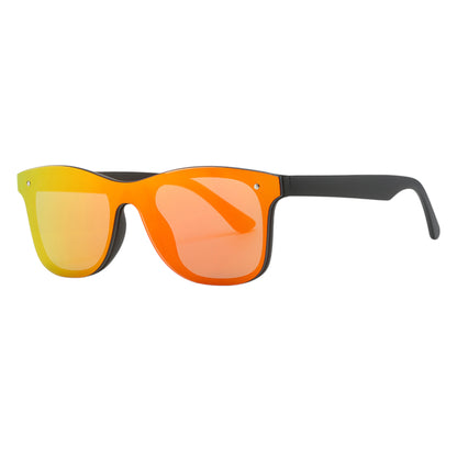 Anna-Kaci Women's Unisex Classic Square Frame Sunglasses with UV400 Protection and Lightweight  Design