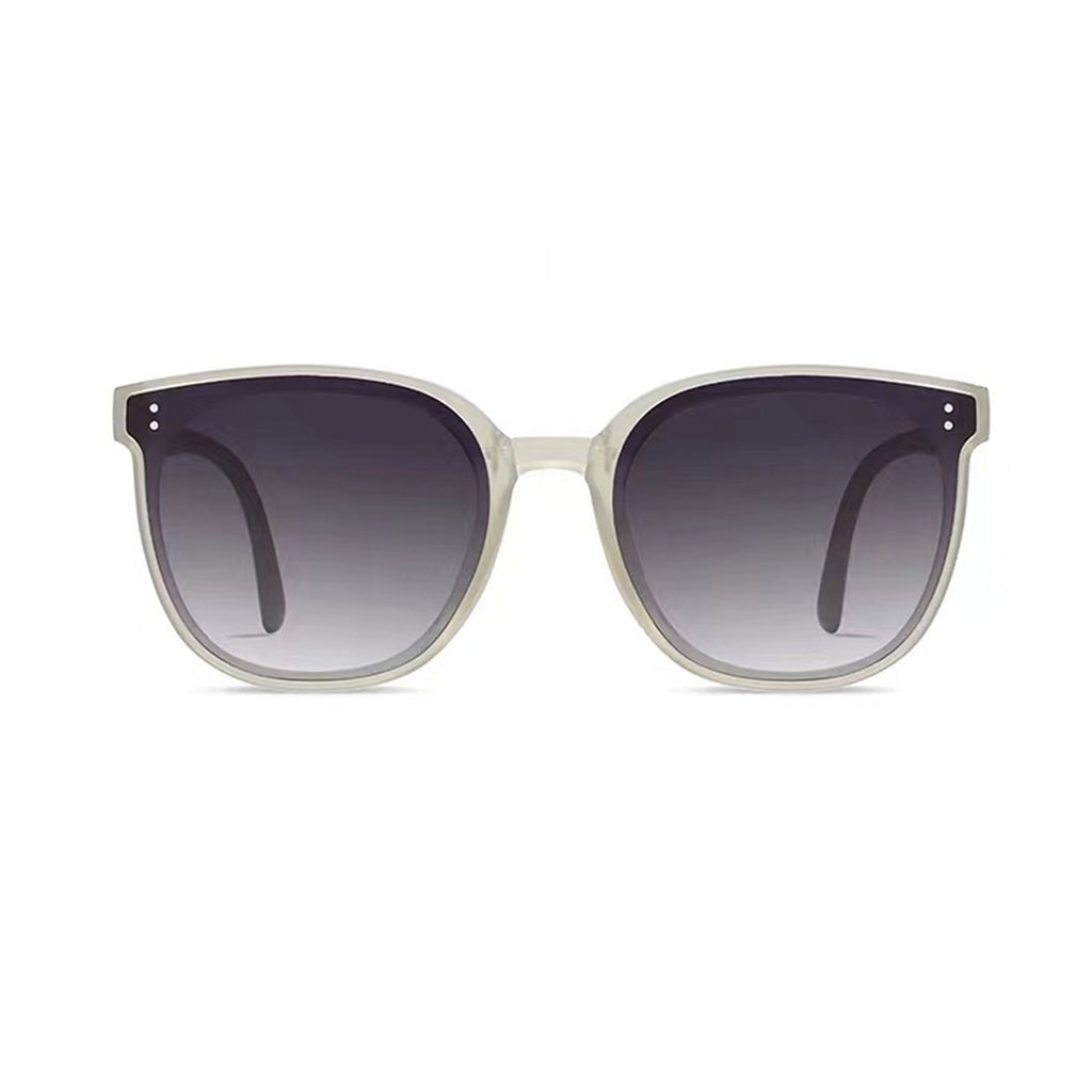 Anna-Kaci Unisex Classic Round Sunglasses with Matte Black Frame and UV400 Dark Lenses Lightweight Design