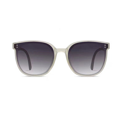 Anna-Kaci Unisex Classic Round Sunglasses with Matte Black Frame and UV400 Dark Lenses Lightweight Design