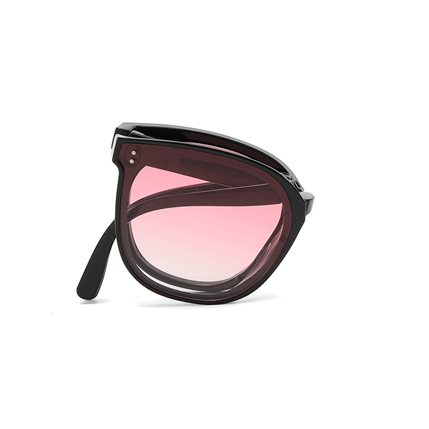 Anna-Kaci Unisex Classic Round Sunglasses with Matte Black Frame and UV400 Dark Lenses Lightweight Design