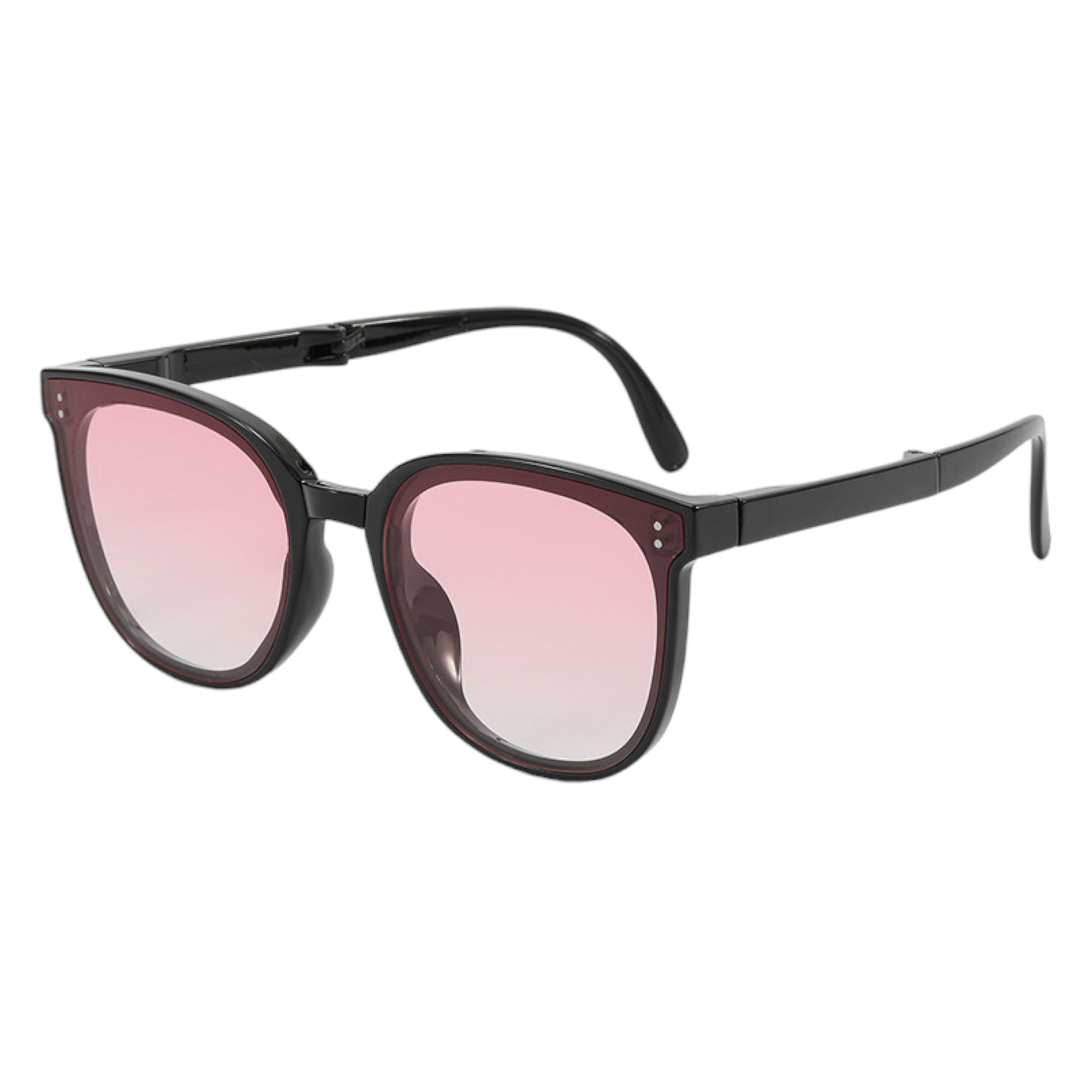 Anna-Kaci Unisex Classic Round Sunglasses with Matte Black Frame and UV400 Dark Lenses Lightweight Design