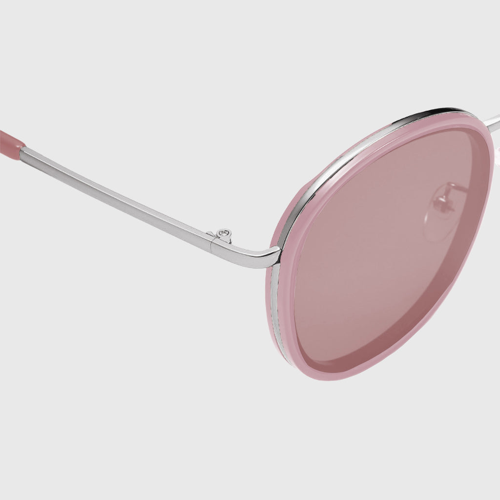 Anna-Kaci Women's Retro Round Metal & PC Polarized Sunglasses