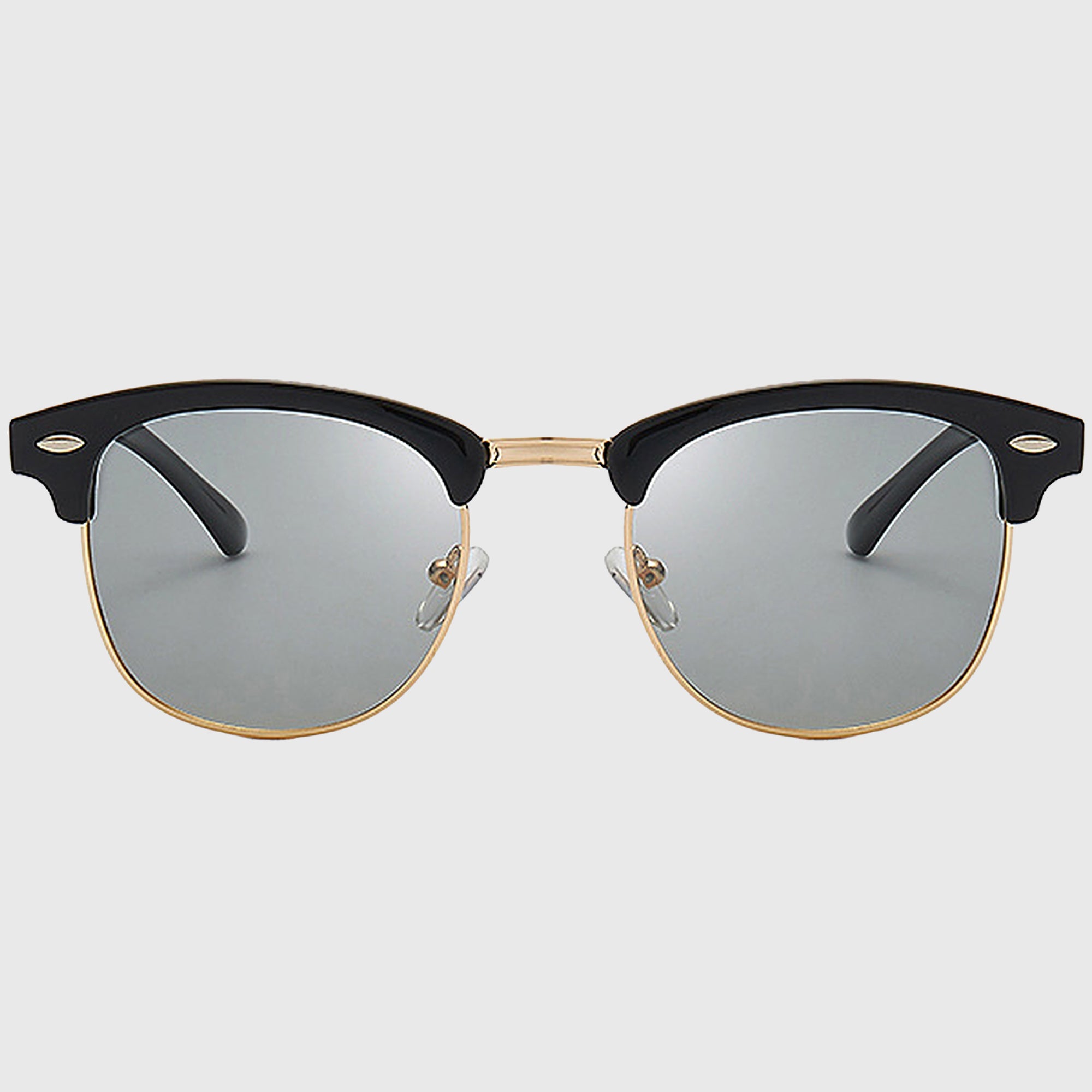 Anna-Kaci Men's Polarized Clubmaster Sunglasses-Metal & PC Frame Retro Style Shades
