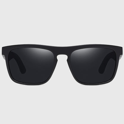 Anna-Kaci Men's Wooden Frame Polarized Sunglasses-UV400 Protection