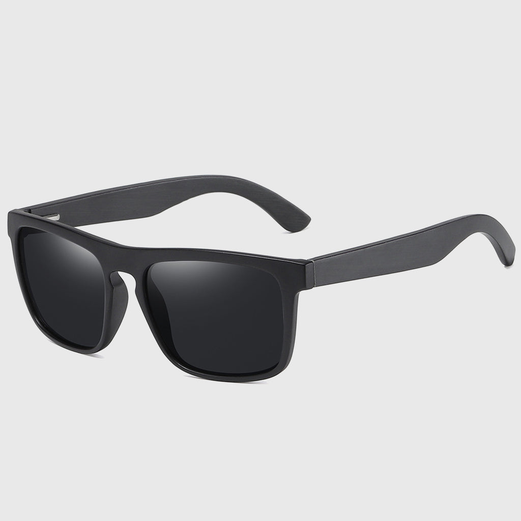 Anna-Kaci Men's Wooden Frame Polarized Sunglasses-UV400 Protection