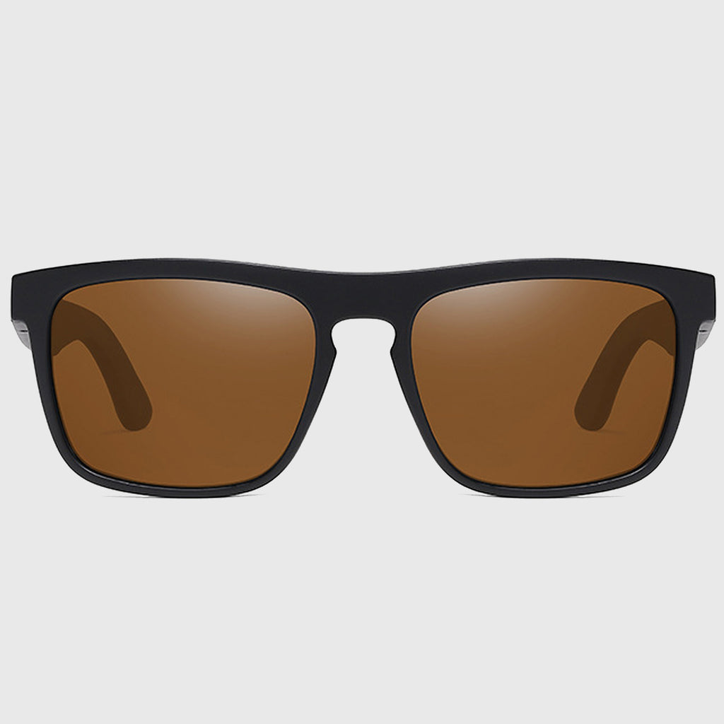 Anna-Kaci Men's Wooden Frame Polarized Sunglasses-UV400 Protection