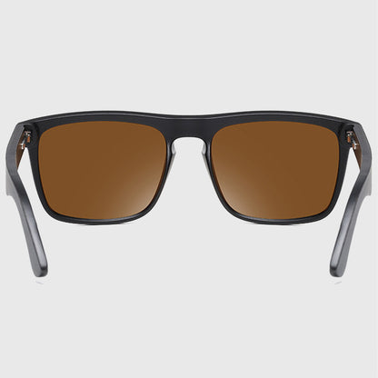 Anna-Kaci Men's Wooden Frame Polarized Sunglasses-UV400 Protection