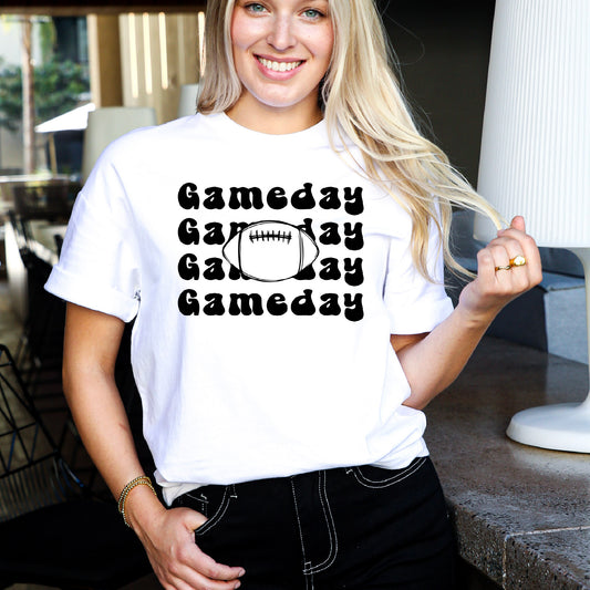 Gameday Glory: American Football Design Shirt