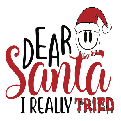 Ink-stitched Sincerity – 'Dear Santa, I Really Tried'
