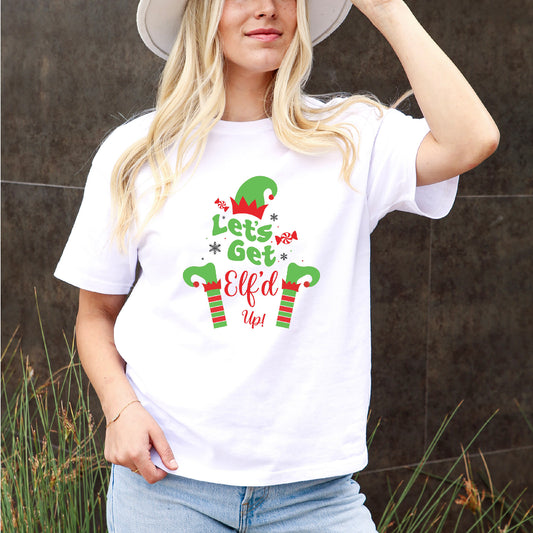 Whimsy Elf-Themed 'Let's Get Elf'd Up' Tee