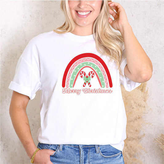 Vibrant Design Jolly 'Merry Christmas' T-shirt