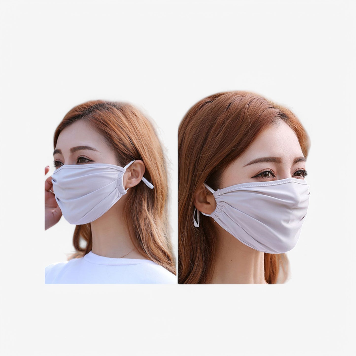 Anna-Kaci Women's Reusable Fabric Face Mask with Adjustable Ear Loops