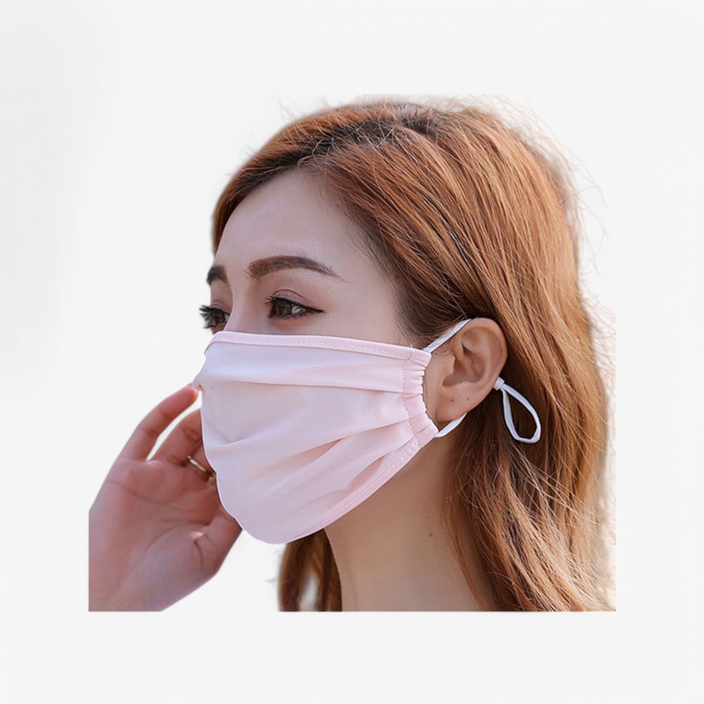 Anna-Kaci Women's Reusable Fabric Face Mask with Adjustable Ear Loops