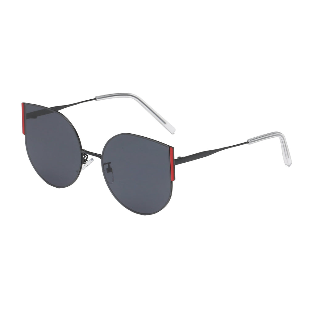 Anna-Kaci Women's Round Cat Eye Sunglasses Fashionable Retro Vintage Inspired Frame Stylish Lenses Perfect Accessory