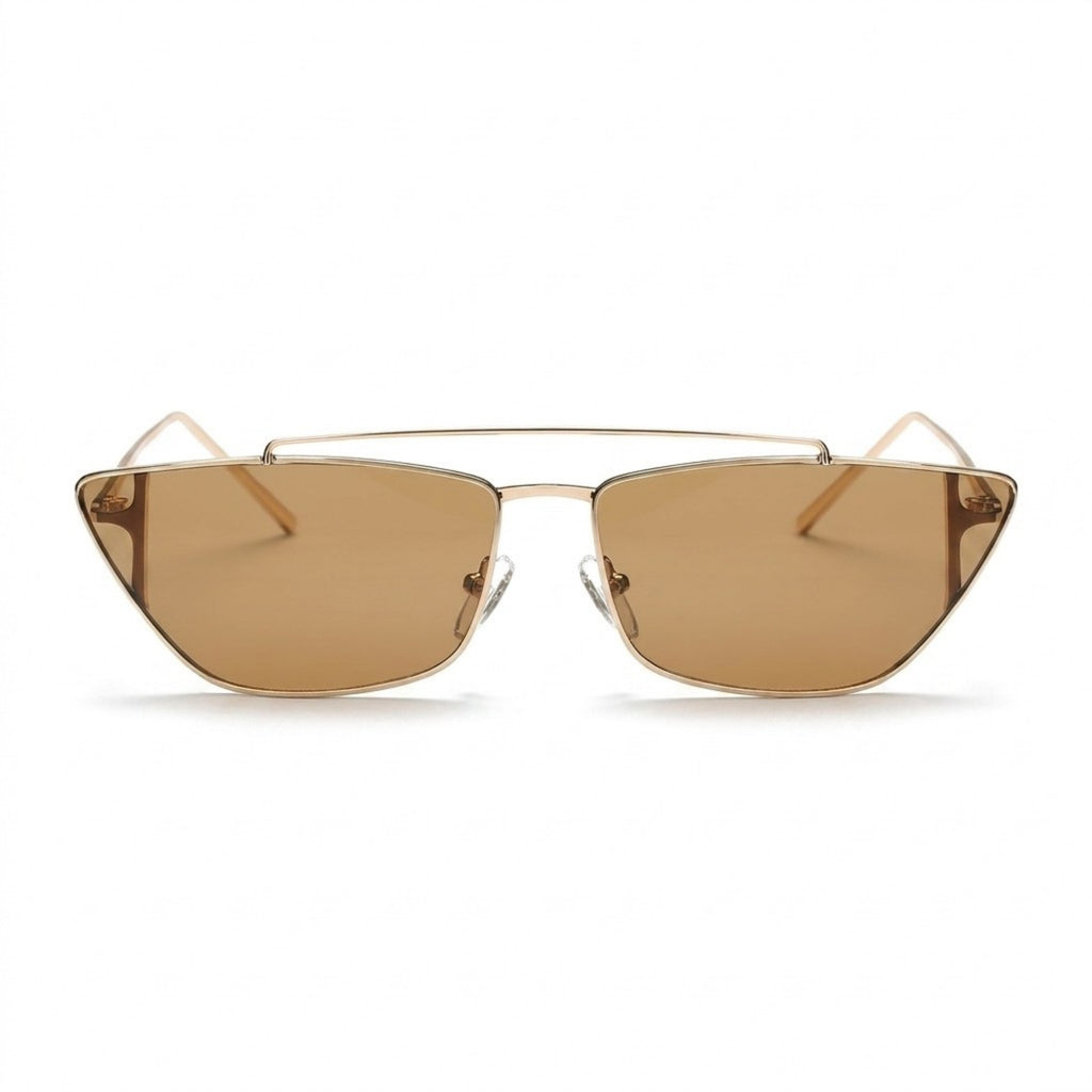 Anna-Kaci Women's Oversized Cat Eye Sunglasses Lightweight Durable Frame Elegant Modern Design