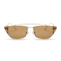 Anna-Kaci Women's Oversized Cat Eye Sunglasses Lightweight Durable Frame Elegant Modern Design