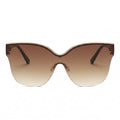 Anna-Kaci Women's Oversized Rimmed Sunglasses Rounded Frame Elegant Stylish Lightweight Comfortable Fit