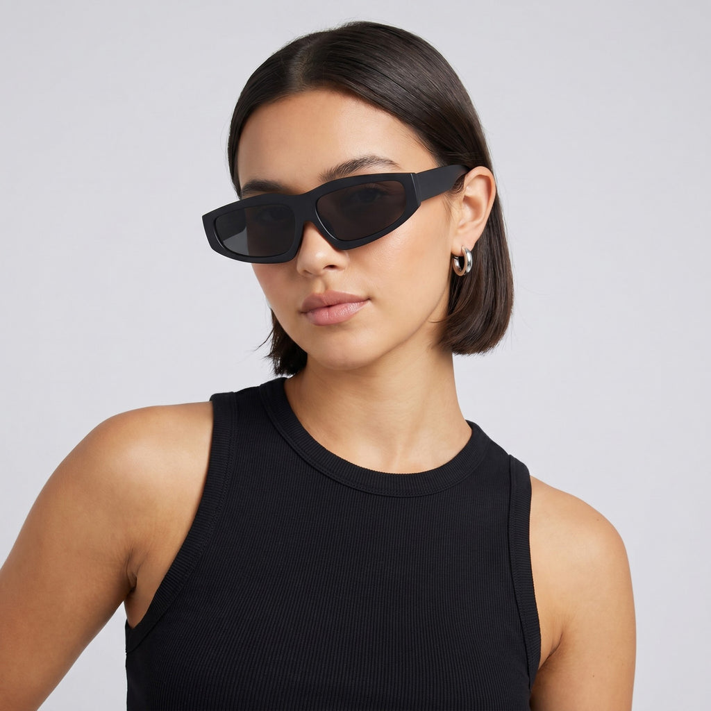 Anna-Kaci Women's Cat Eye Sunglasses with Stylish Frame and Trendy Lenses