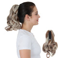 Alilang Claw Clip Curly Ponytail Extension 9 Inch Long Curly Wavy Hairpiece  Synthetic Clip-In Ponytail for Women Daily Wear