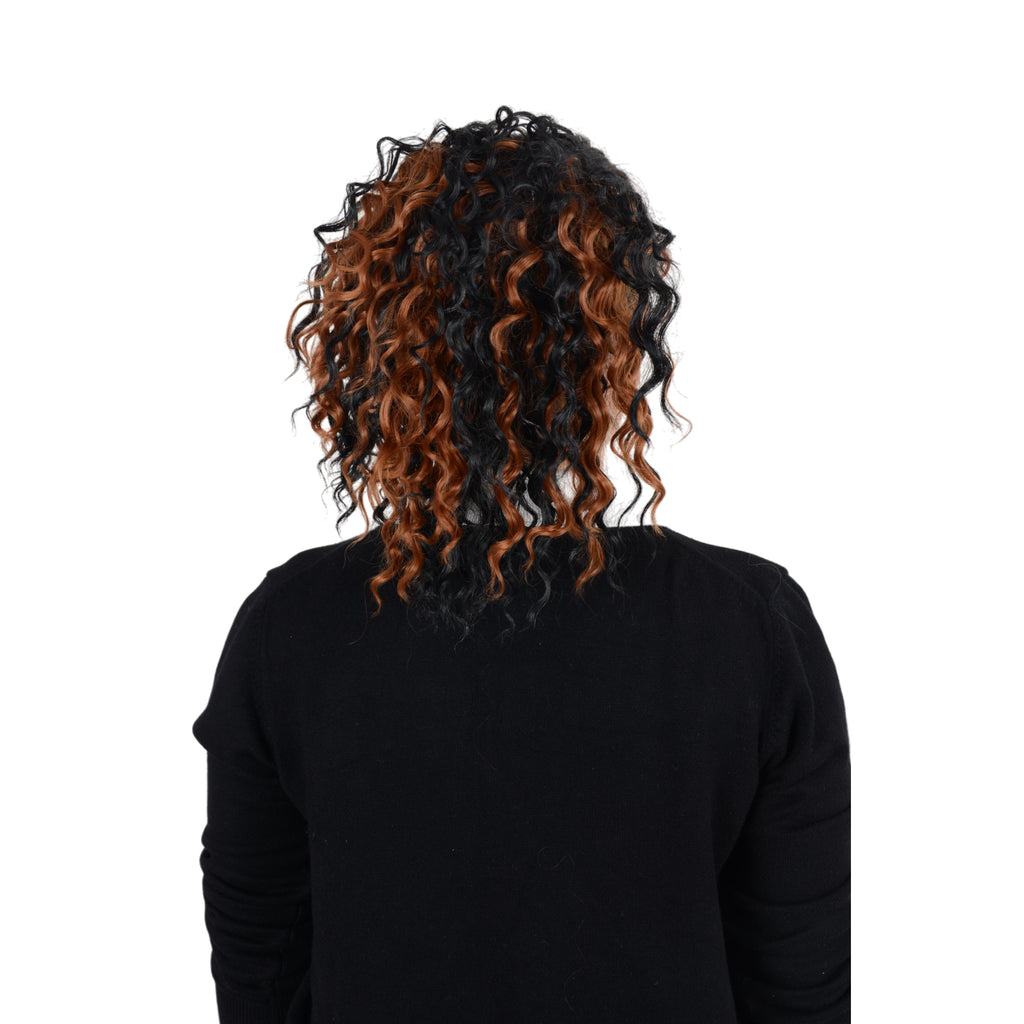 Alilang 10 Inch Short Curly Drawstring Ponytail Extension for Women Synthetic Clip-In Ponytail Hairpiece for Daily Use