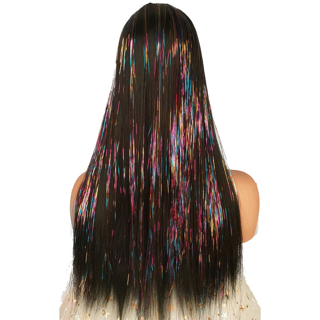 Alilang Sparkly Hair Tinsel Kit with 14/16/20 Colors and Installation Tools for Stylish Hair Extensions