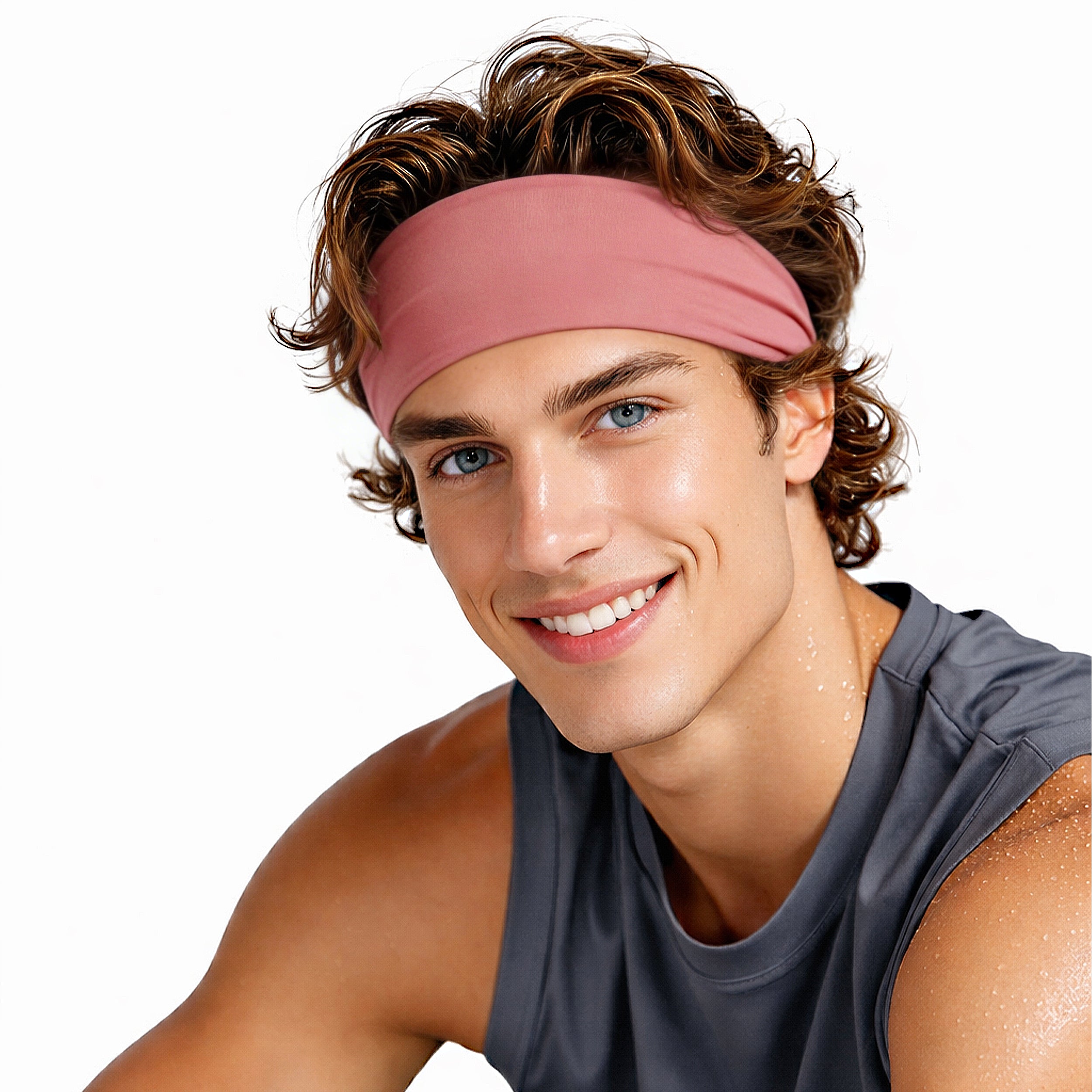 Anna-Kaci Stretchy Sports Headbands Sweat-Wicking Quick-Dry for Women and Men Running Yoga Workouts