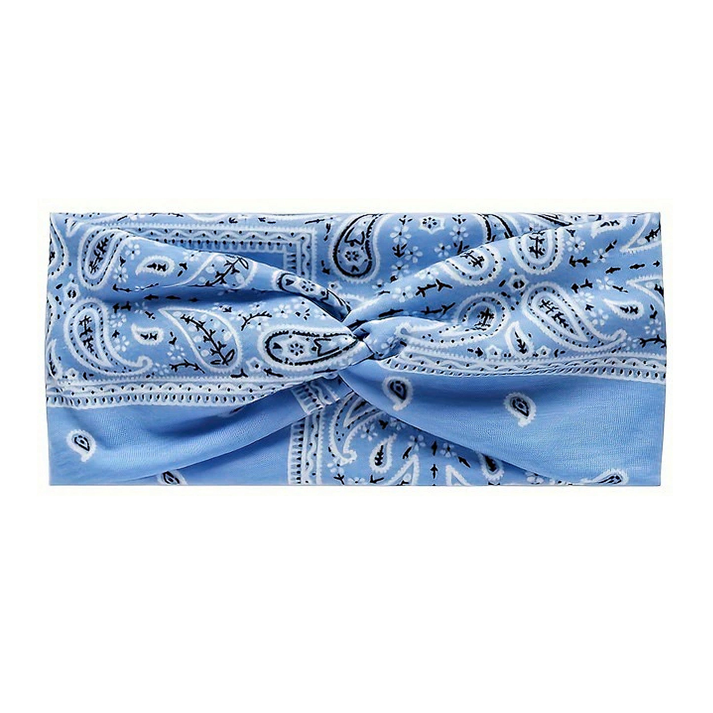 Anna-Kaci Women's Fashion Paisley Headbands Boho Style Moisture-Wicking Quick-Dry Elastic Sweat Hairband