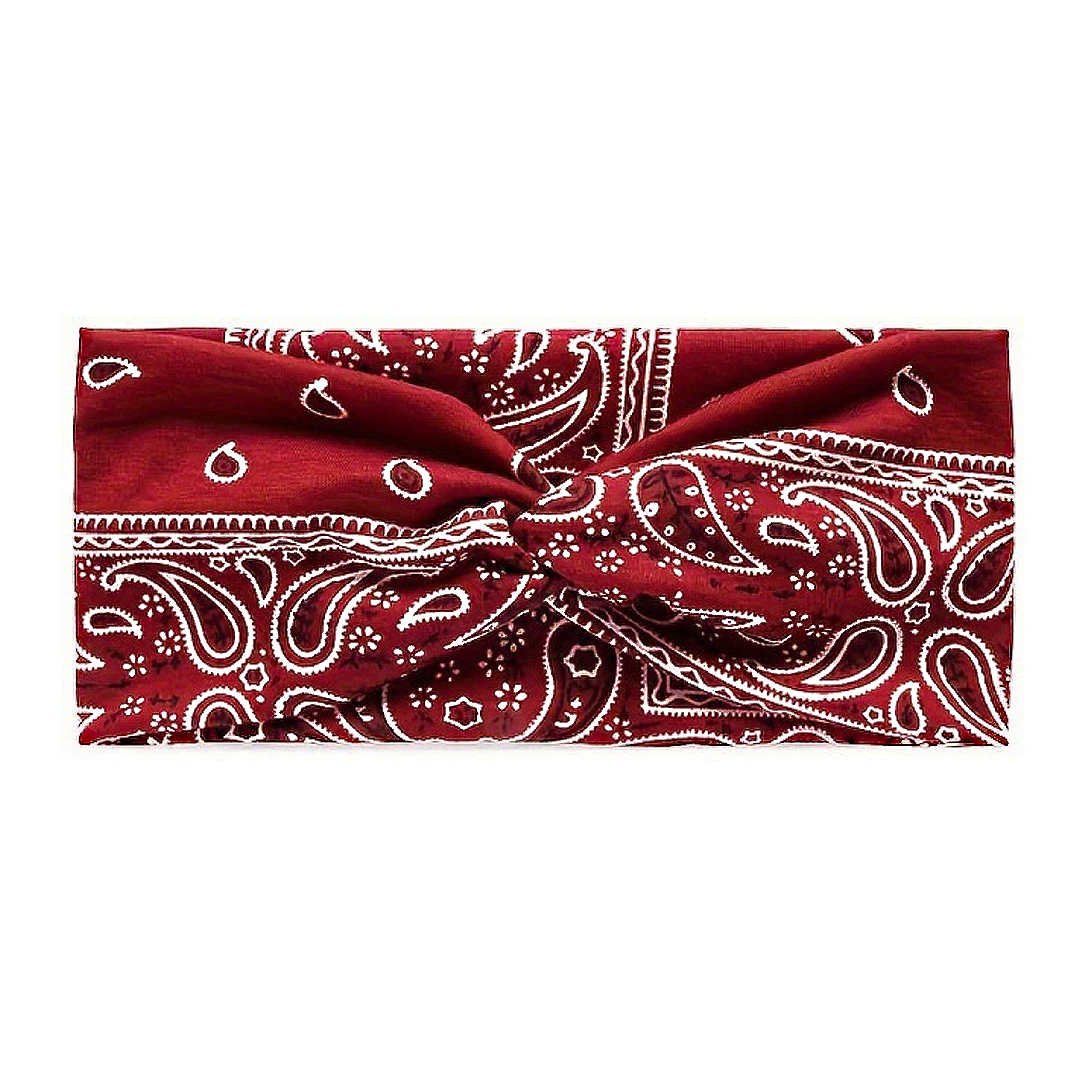 Anna-Kaci Women's Fashion Paisley Headbands Boho Style Moisture-Wicking Quick-Dry Elastic Sweat Hairband