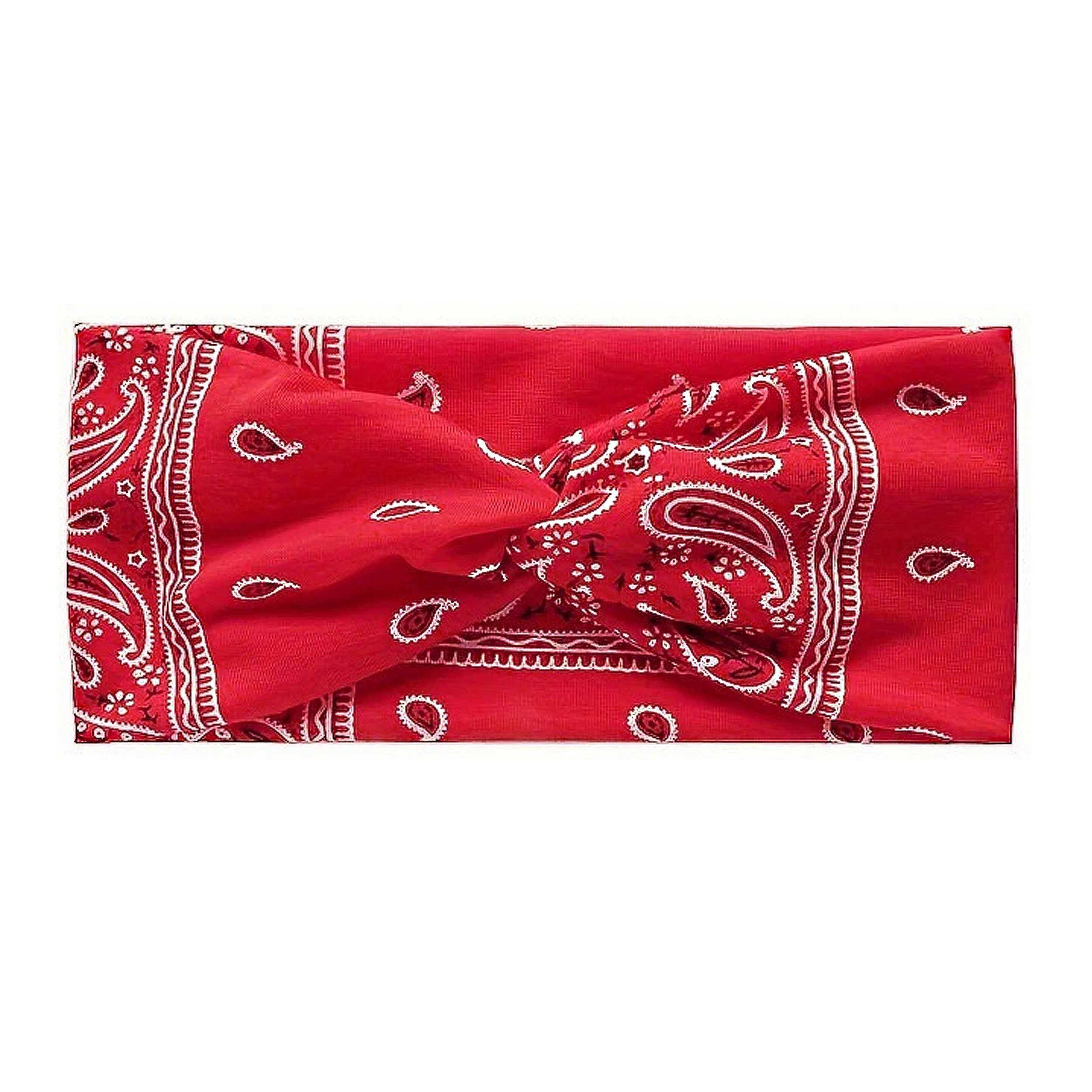 Anna-Kaci Women's Fashion Paisley Headbands Boho Style Moisture-Wicking Quick-Dry Elastic Sweat Hairband