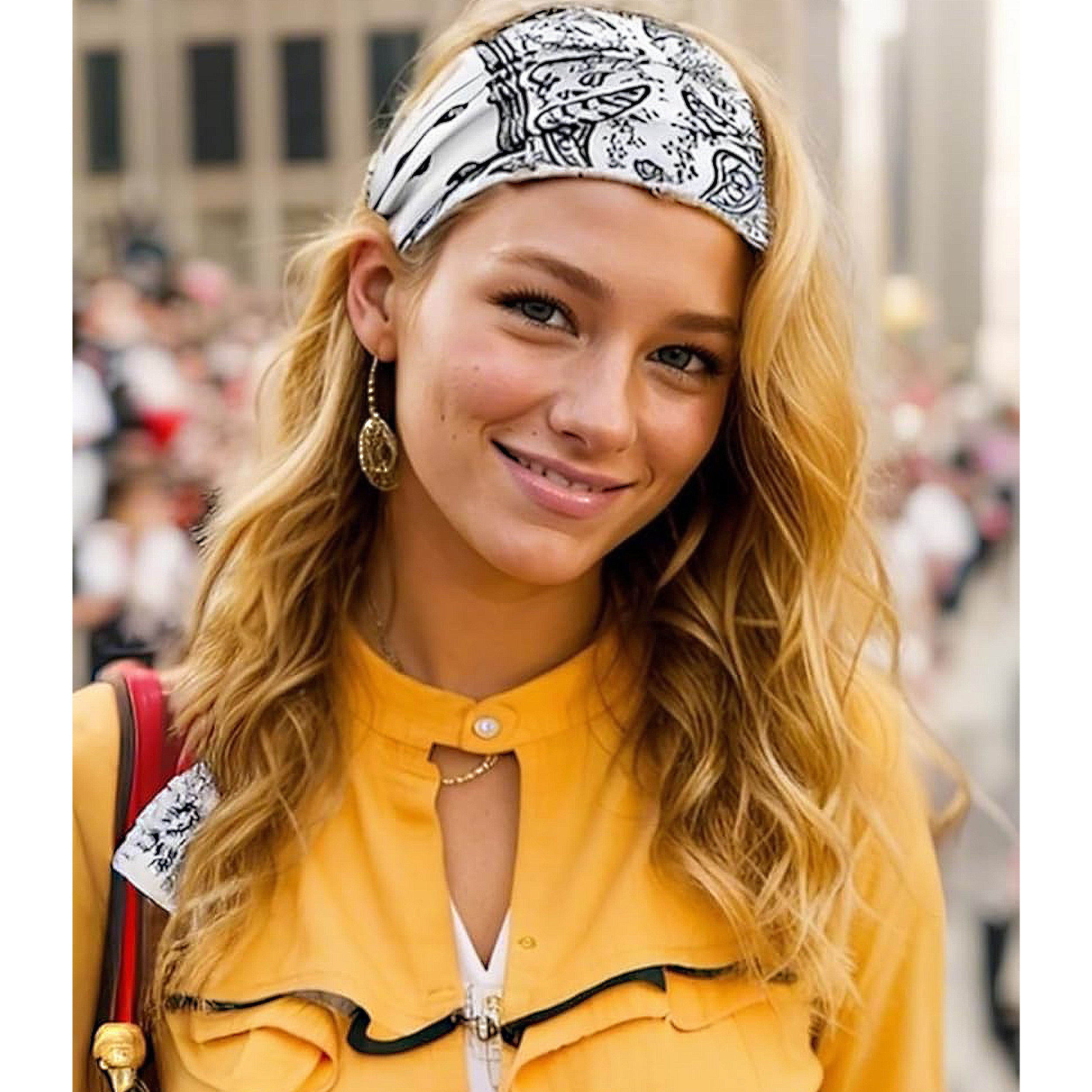 Anna-Kaci Women's Fashion Paisley Headbands Boho Style Moisture-Wicking Quick-Dry Elastic Sweat Hairband