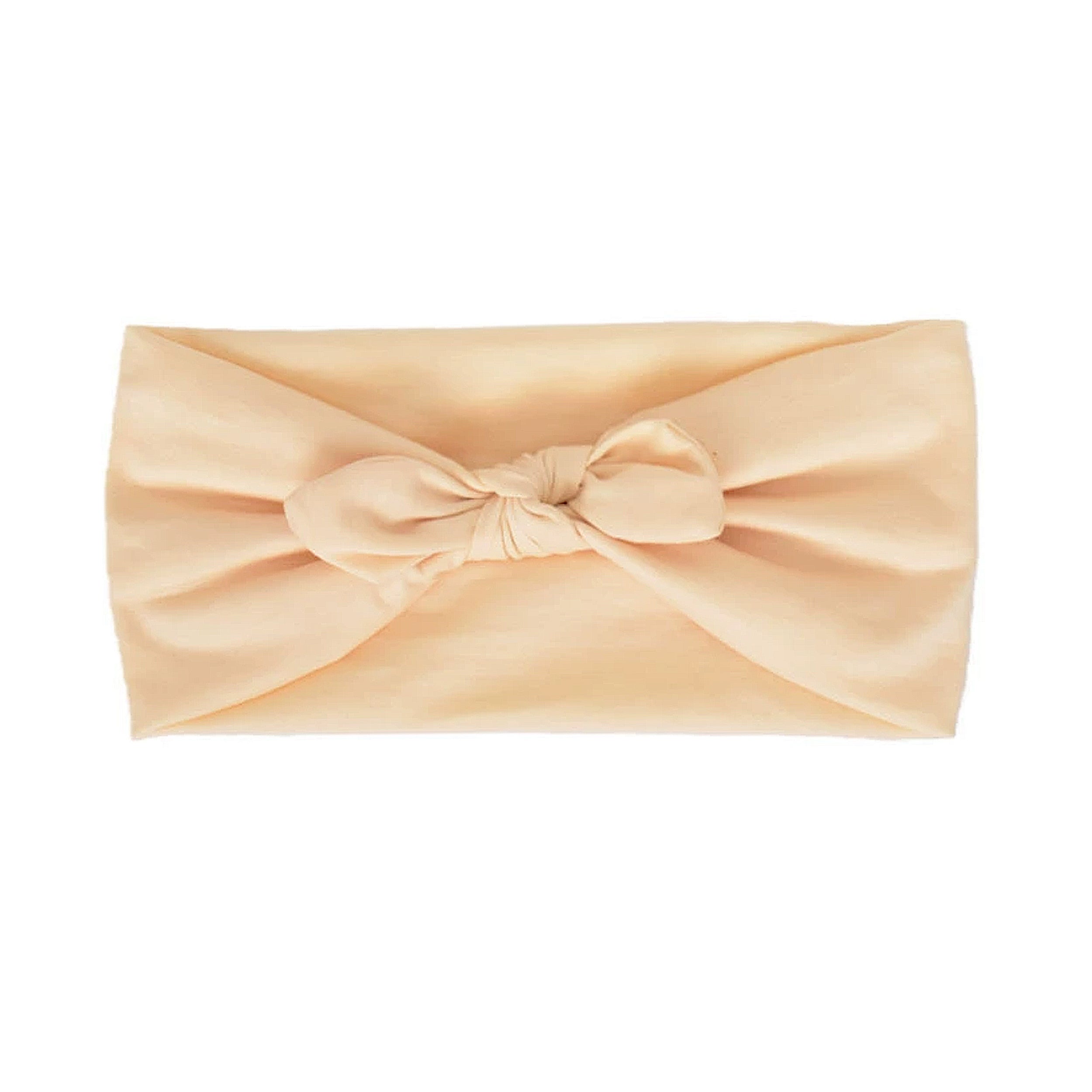 Anna-Kaci Women's Fashion Bow Headbands Solid Color Moisture-Wicking Quick-Dry Elastic Sweat Hairbands